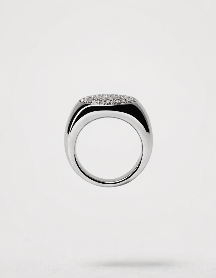 Onyx Hex ring
